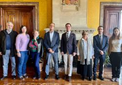 Representantes de la junta de gobierno del COPIB se reúnen con el presidente del Consell de Mallorca