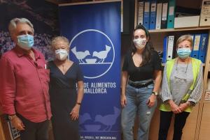 Representantes del COPIB se re&uacute;nen con el presidente del Banco de Alimentos de Mallorca