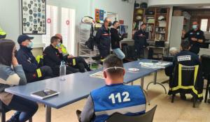 Profesionales de la psicolog&iacute;a de emergencias de ibiza participan en un simulacro de intervenci&oacute;n en rescate suicida