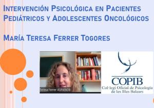 El COPIB celebra una sesi&oacute;n cl&iacute;nica para revisar la &lsquo;Intervenci&oacute;n psicol&oacute;gica con pacientes pedi&aacute;tricos y adolescentes oncol&oacute;gicos&rsquo;