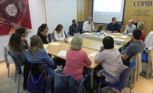 Visita institucional del Deg&agrave; de la Facultat de Psicologia de la UIB al COPIB