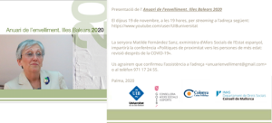 Presentaci&oacute;n del Anuari de l'Envelliment. Illes Balears 2020