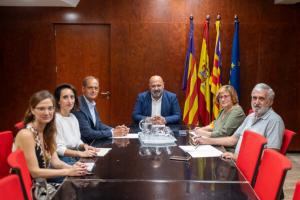 Representantes de la Junta de Gobierno del COPIB se re&uacute;nen con el nuevo alcalde de Palma