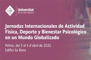 El COPIB colabora con las Jornadas Internacionales de Actividad Física, Deporte y Bienestar Psicológico en un Mundo Globalizado