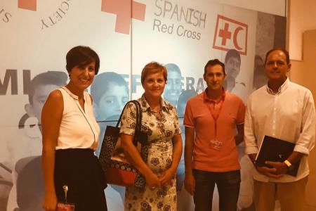 Els responsables de l'&Agrave;rea de Psicologia d'Emerg&egrave;ncies del COP i Creu Roja analitzen futures vies de col&middot;laboraci&oacute; interinstitucional
