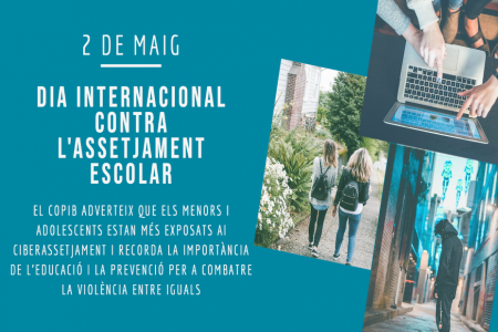El COPIB advierte que los menores y adolescentes est&aacute;n m&aacute;s expuestos al ciberacoso y recuerda la importancia de la educaci&oacute;n y la prevenci&oacute;n para combatir la violencia entre iguales