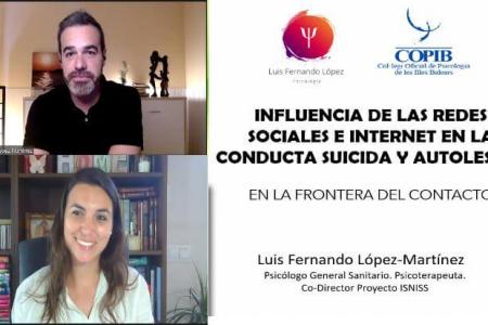 El COPIB profundiza en un curso sobre los peligros del entorno digital para los adolescentes con riesgo de suicidio y conducta autolesiva 