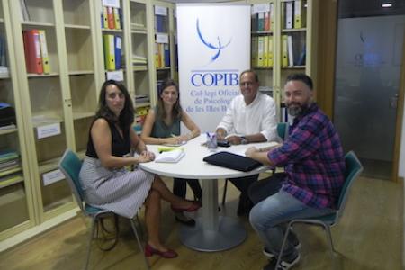 Representantes del COPIB y del Colegio de Educadoras y Educadores Sociales de las Illes Balears se re&uacute;nen para estudiar v&iacute;as de colaboraci&oacute;n