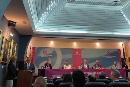 La vicedecana del COPIB asiste a la toma de posesi&oacute;n de la nueva junta del COMIB
