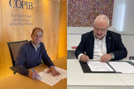 El COPIB firma un convenio de colaboraci&oacute;n con la Universitat Oberta de Catalunya