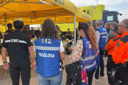 Cinco profesionales del GIPEC IB participan en un simulacro de incendio forestal