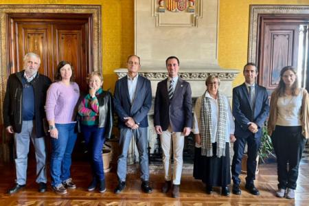 Representantes de la junta de gobierno del COPIB se re&uacute;nen con el presidente del Consell de Mallorca