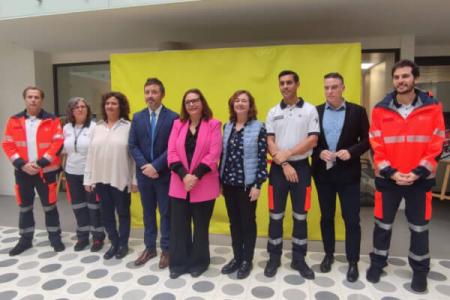 Representantes del COPIB se re&uacute;nen con el gerente del SAMU 061 Baleares para revisar los detalles del programa de atenci&oacute;n psicol&oacute;gica del servicio 