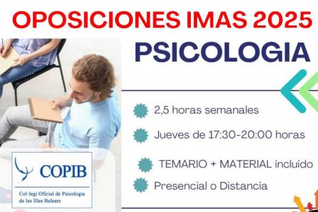 ​Acuerdo de colaboración COPIB-RESET para obtener descuento en la formación en oposiciones de Psicología