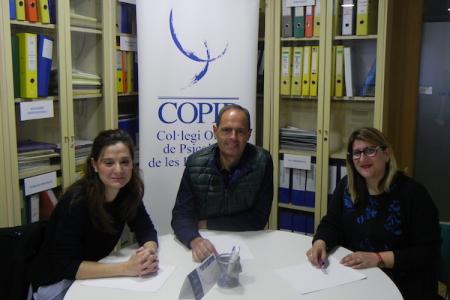 Representantes del COPIB se re&uacute;nen con la nueva presidenta de Ben Amics para revisar y dar continuidad al convenio de colaboraci&oacute;n entre ambas entidades