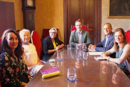 Representantes de la Junta de Gobierno del COPIB se re&uacute;nen con el alcalde de Palma