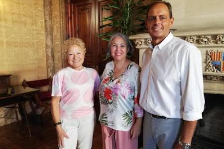 Representantes de la Junta de Gobierno del COPIB se re&uacute;nen con la Consellera de Presidencia del Consell de Mallorca