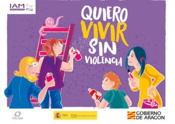 Material "Quiero vivir sin violencia" editado por el Instituto Aragonés de la Mujer