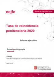Tasa de reincidencia penitenciaria 2020