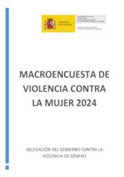 Macroenquesta de Viol&egrave;ncia contra la Dona 2024